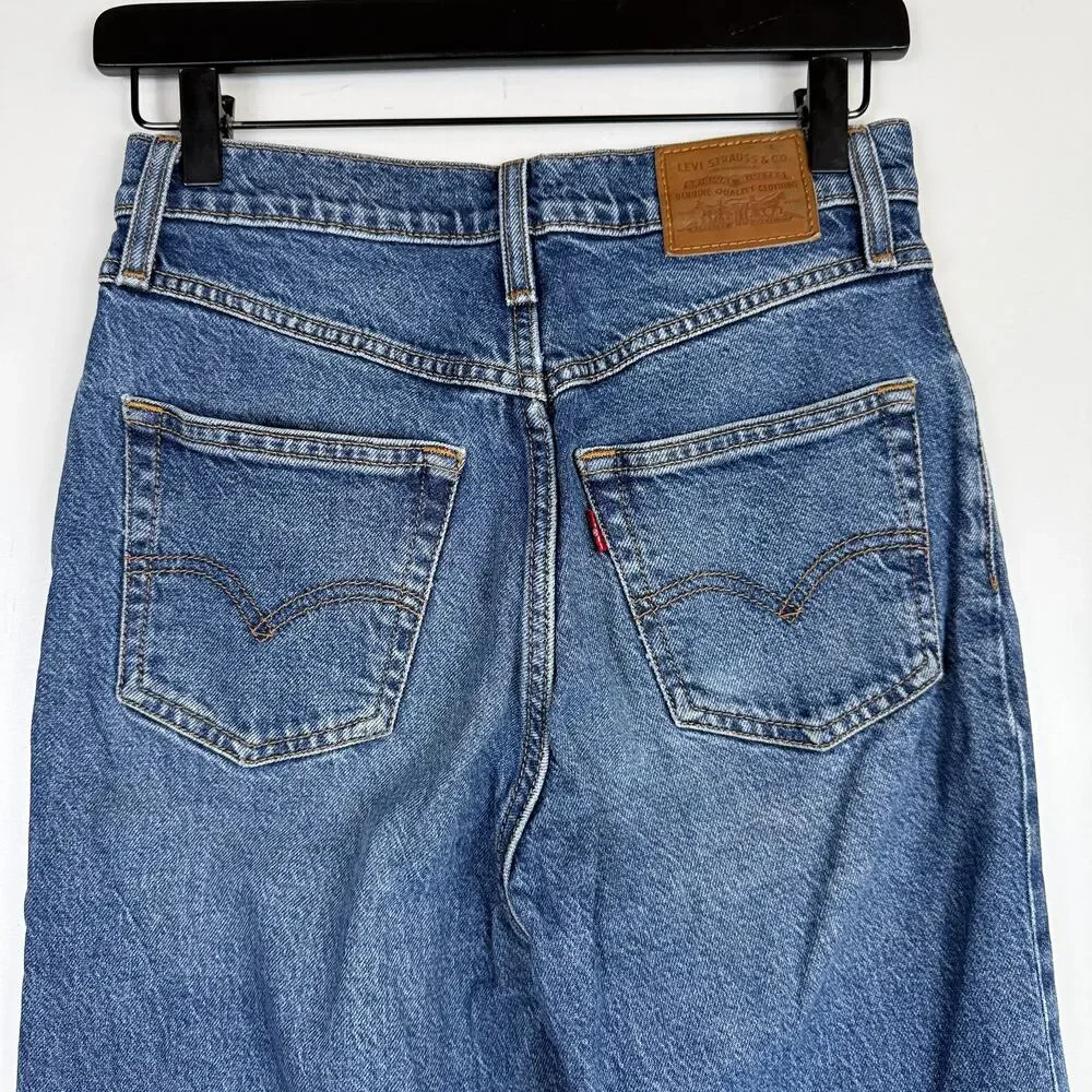 Levi's Premium 80's Mom Jean Tapered Blue High Rise - 27 W27 L28